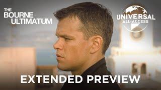 The Bourne Ultimatum Matt Damon  The Chase is On  Extended Preview