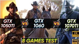 GTX 1050 Ti vs GTX 1060 vs GTX 1070 Ti  8 Games Tested  How Big Difference  1440P & 1080P