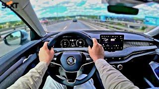 NEW 2024 SKODA SUPERB  Selection 15 TSI m-Hybrid 150hp   POV Test Drive  4K HDR Superb Quality