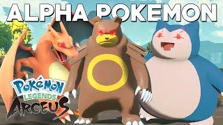 How To Catch Alpha Pokemon EASY in Pokemon Legends Arceus Tips and Tricks