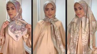 7 STYLE TUDUNG BAWAL TERKINI - STYLE BAWAL SQUARE TUTORIAL TERBARU VIRAL 