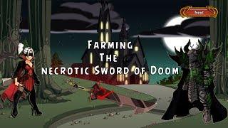 AQW Farming the Necrotic Sword of Doom 2018