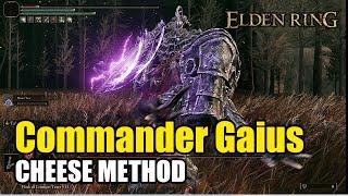 Commander Gaius SUPER Cheese Beat BOSS Under 2 mins - Shadow of Erdtree Elden Ring DLC