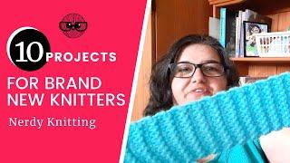 10 Beginner Knitting Projects for absolute beginners