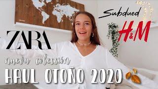 HAUL OTOÑO 2020 + MIS REGALOS de CUMPLE Zara Subdued H&M Bershka...