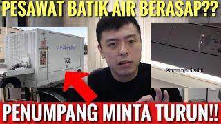 VIRAL PESAWAT BATIK AIR BERASAP?? - PENUMPANG MINTA TURUN