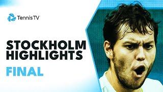 Gael Monfils vs Pavel Kotov For The Title  Stockholm 2023 Final Highlights