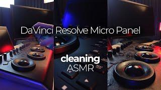 DaVinci Resolve Micro Panel cleaning - ASMR