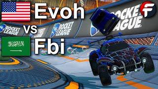 NEW MENA Debut  Evoh vs Fbi  Rocket League 1v1 Showmatch