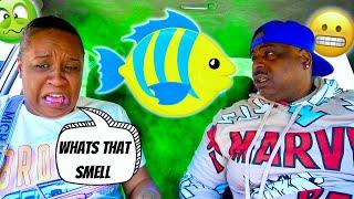 Coming Home SMELLING LIKE FISH PRANK ON FIANCEE *HILARIOUS REACTION*