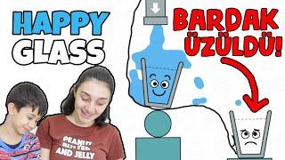 MUTLU BARDAK NASIL ÜZÜLÜR VE DEVRİLİR?  HAPPY GLASS OYNUYORUZ 66-70 Level Poyraz Eser