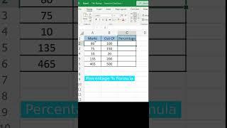 How to Calculate the Percentage in Excel Formula