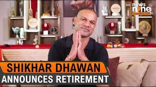 Breaking Shikhar Dhawan Announces Retirement from All Forms of Cricket  News9