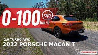 2022 Porsche Macan T 0-100kmh & engine sound