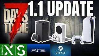 7 Days to Die 1.1 Update to Consoles and PC - Xbox Series XS - Playstation 5 PS5 Steam