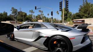 TWIN TURBO LAMBORGHINI AVENTADOR SVJ WITH GINTANI F1 EXHAUST