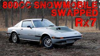 I Bought a SNOWMOBILE POWERED Rx7 And It RIPS