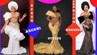 Latest Asoebi Owambe Styles 2022 African Women Fashion  Asoebi Lace Dresses For Beautiful Ladies