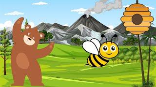 Wir lernen gemeinsam etwas über Bär und Biene  #lernen #animation #deutsch #kinder #tiere