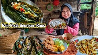 Bikin Nambah Terus Pepes PEDA Daun MELINJO Tempe Tahu Jengkol Goreng Sambel GoangMasakan Kampung