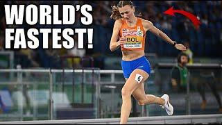 Femke Bol Throws Down Worlds Fastest Time  2024 European Championships - Womens 400 Hurdles