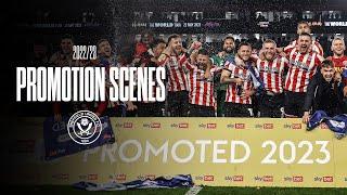 Promotion Scenes  Sheffield United promoted to the Premier League. 