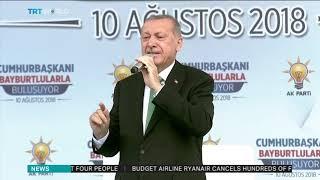 Erdogan urges people to exchange their dollar into lira