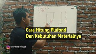 Cara Hitung Plafond Dan Kebutuhan Material Bahan nya Dengan Cepat