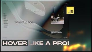 Animated Landing Page  GSAP Mouse Hover  Link Hover Image Animation  HTML CSS & JavaScript