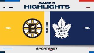 NHL Game 3 Highlights  Bruins vs. Maple Leafs - April 24 2024