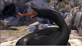 Titanoboa Eats Girl Near Volcano Snake Vore