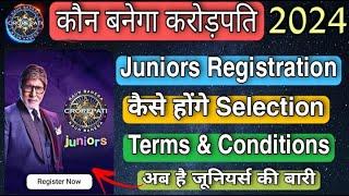 KBC Junior Registration 2024  KBC Kids Registration  How to Register  KBC 2024