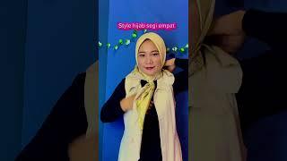 Tutorial hijab segi empat untuk jalan #subscribe #hijabfashionstyle #hijabtutorial #style