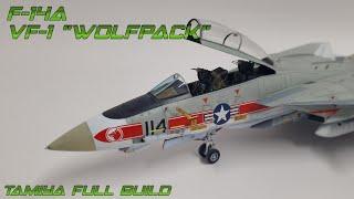 FULL BUILD Tamiya 148 F-14A VF-1 Wolfpack