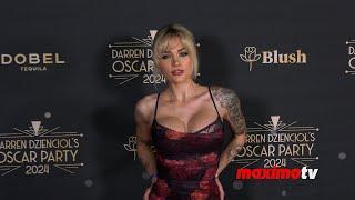 Summer Soderstrom 2024 Darren Dzienciols Oscar Party Red Carpet Fashion