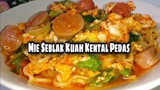 Cara Membuat Seblak MIE INSTAN Kuah Pedas Yang Enak Dan Mudah⁉️Resep Seblak Kuah PEDAS Mie Instan‼️