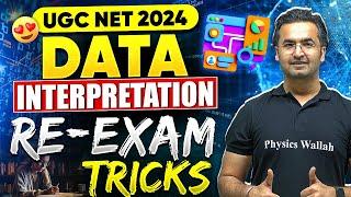 UGC NET 2024  Data Interpretation Re-Exam Tricks for UGC NET Re-exam 2024  By UGC NET Nishant Sir