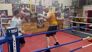 In The Lab HEAVYWEIGHT CONTENDER IVAN DYCHKO Stay Tuned #boxing #nextheavyweightchampion #padwork