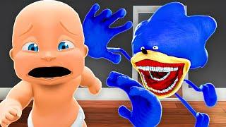 Baby Escapes SHIN SONIC in Roblox