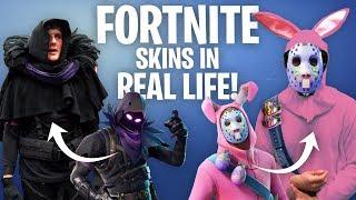 RECREATING FORTNITE SKINS IN REAL LIFE **challenge**