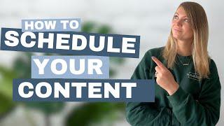 How to schedule your social media content  Part 4