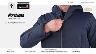 Macron Northland padded long jacket  Sportswear