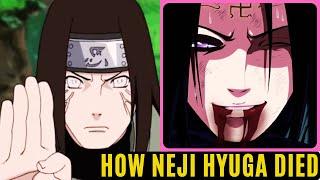 How does Neji Hyuga died in the Naruto series?