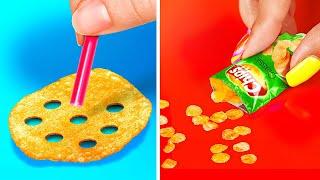 EATING THE SMALLEST FOOD IN THE WORLD  Funny Cooking Challenge Smart Food Hacks by 123 GO FOOD