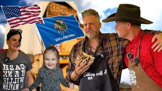 KENT ROLLINS Shows Brits Outdoor Cooking  ft @CowboyKentRollins 