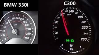 0-200 Mercedes-Benz C300 VS BMW 330i