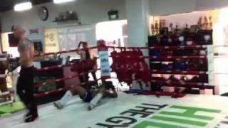 FightWorksAsia @central boxing MuayThai training sparring