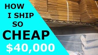 How I Ship So CHEAP - The Cheapest Way To Ship Etsy eBay and Amazon Items