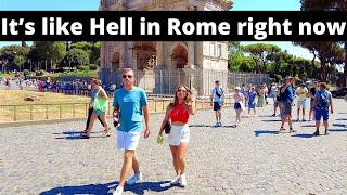 Rome Italy This is Rome July 2024 Rome walking tour Roma Italia Colosseum Trevi Fountain Rome