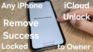 iCloud Unlock Any iPhone 45678X1112131415 Any iOS Locked to Owner Remove Success️